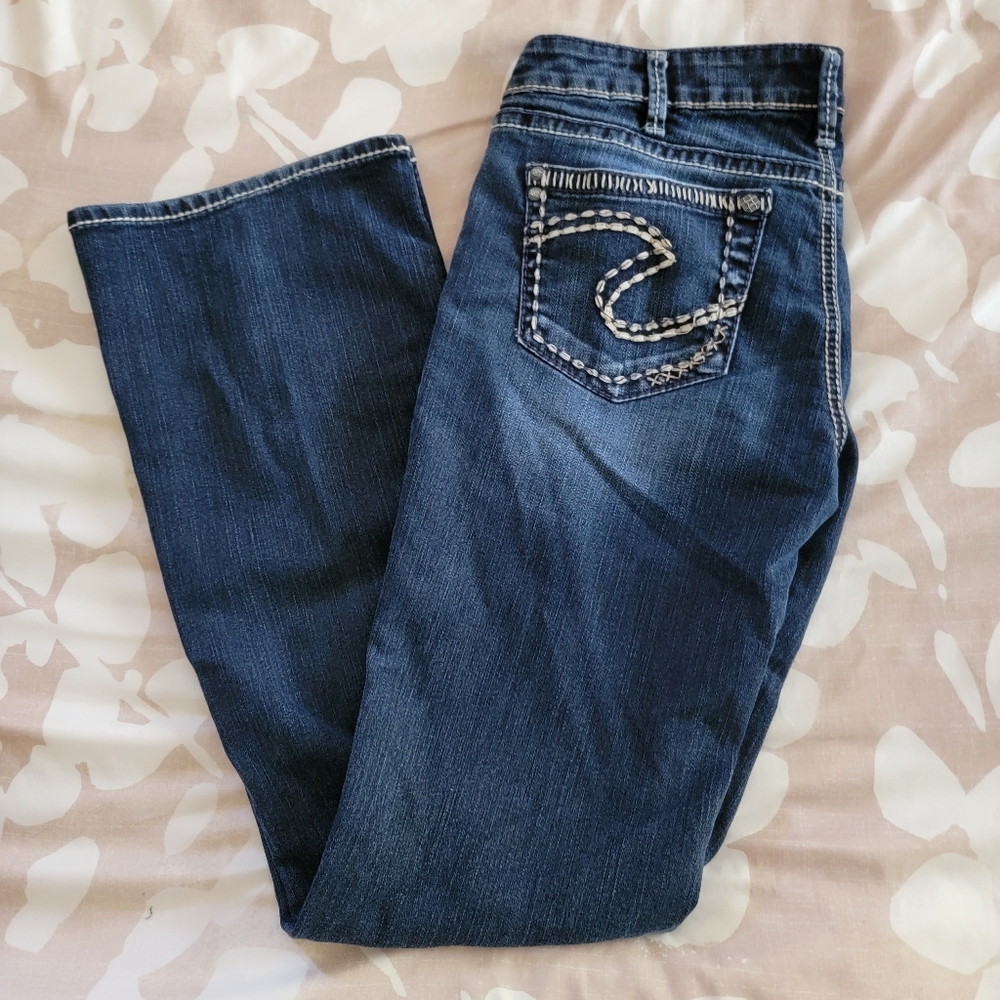 Silver Aiko bootcut denim jean